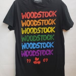 Woodstock tshirt 2019 reprint size small black